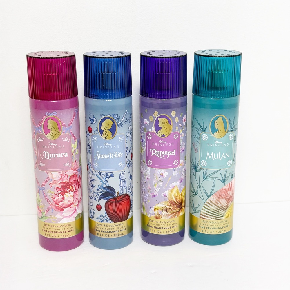 Bath & Body Works Spray 8oz Disney Princess Aurora Snow White Rapunzel Mulan